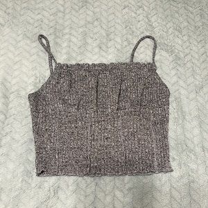 Grey Crop Tank